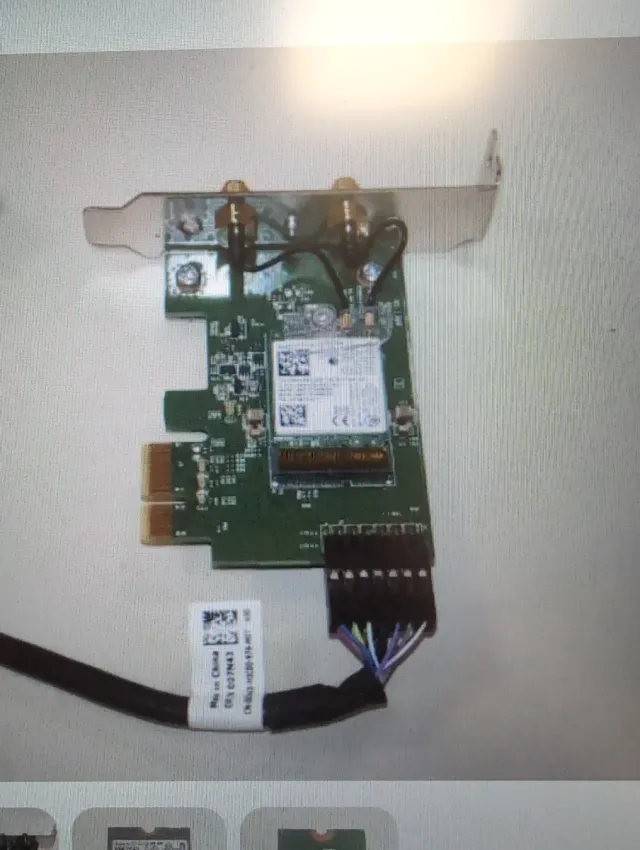 Tarjeta wifi Intel M. 2 y PCIE