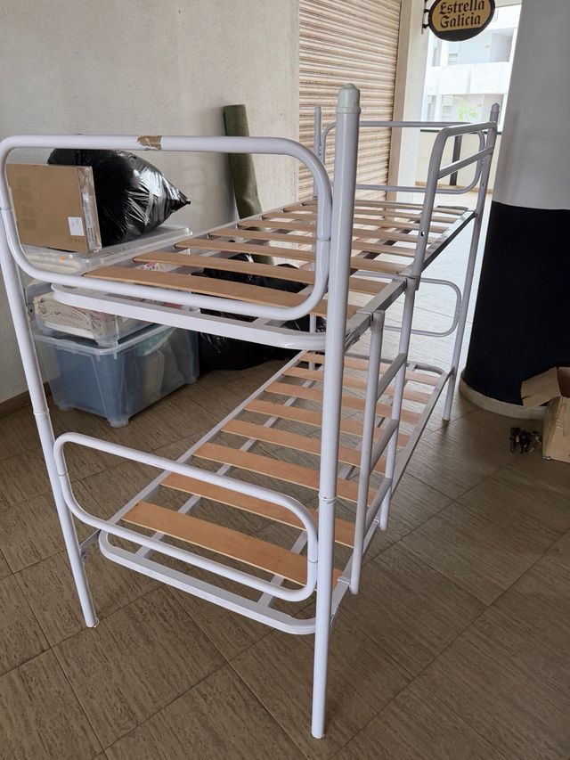 Cama litera individual de 80