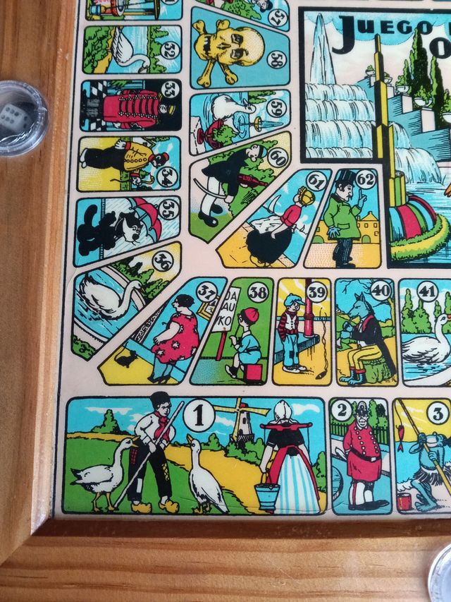 Tablero Parchís y Oca Artesanal