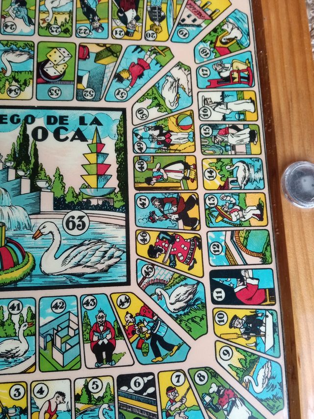 Tablero Parchís y Oca Artesanal