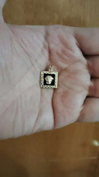 Colgante Ver oro 18 Cua nueva fabricación