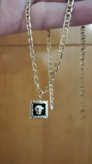 Colgante Ver oro 18 Cua nueva fabricación