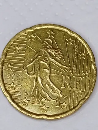 Moneda 20 cént (varios países) .