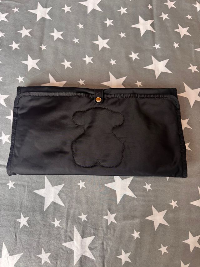 Cambiador de viaje Baby Tous negro