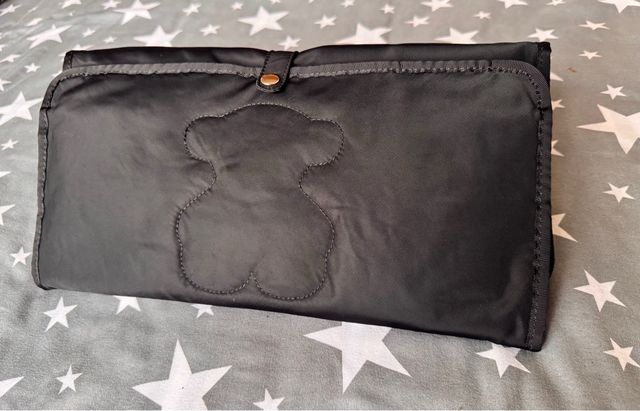 Cambiador de viaje Baby Tous negro