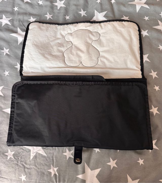 Cambiador de viaje Baby Tous negro