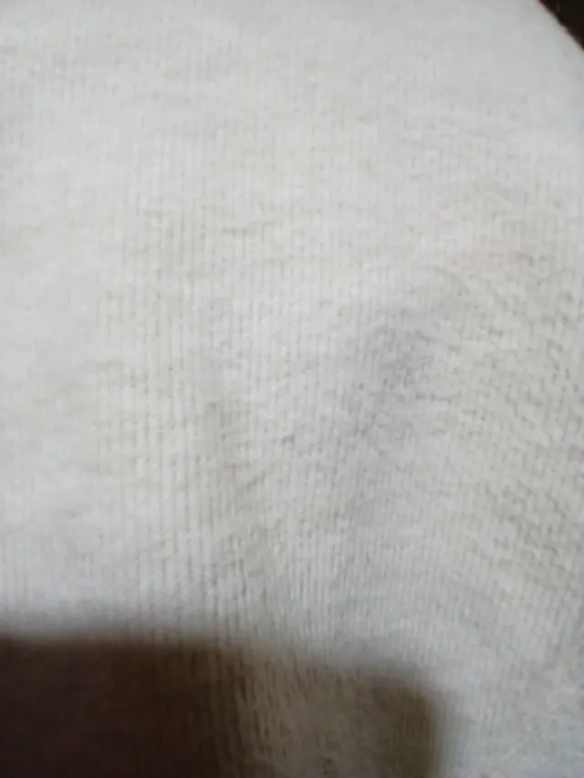 Falda de punto beige