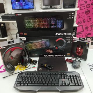 Kit Teclado Y Ratón Gaming Trust 4 In 1