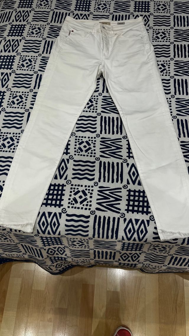 Pantalón mujer Salsa Push In Blanco Tejano