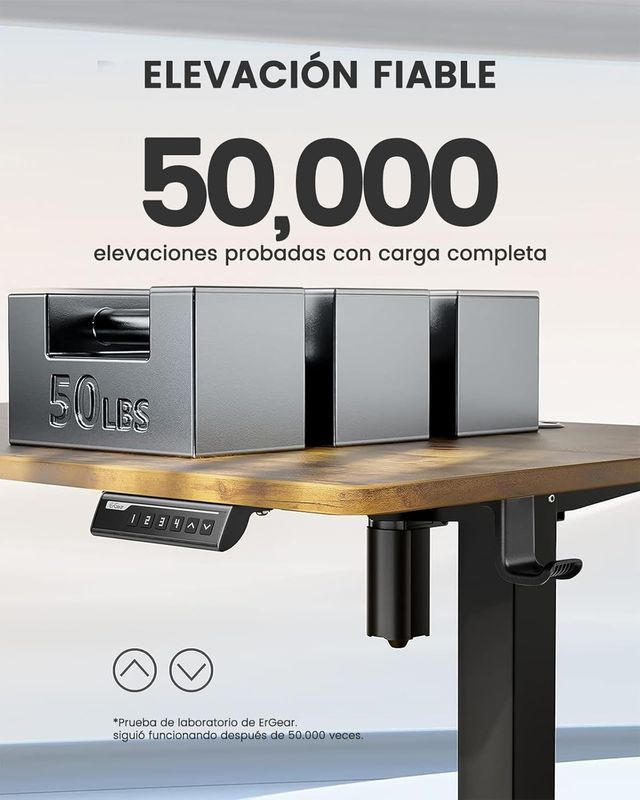 Escritorio Elevable Eléctrico ErGear Vintage