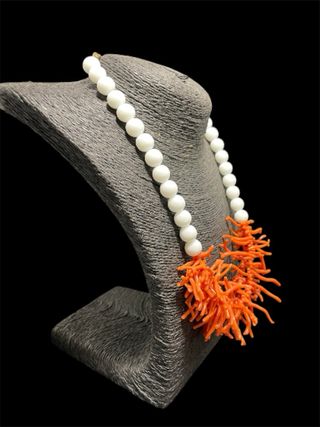 Collana cor naturale arancione