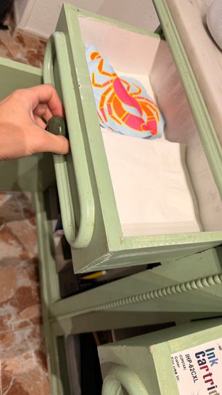 Aparador vintage mármol y madera