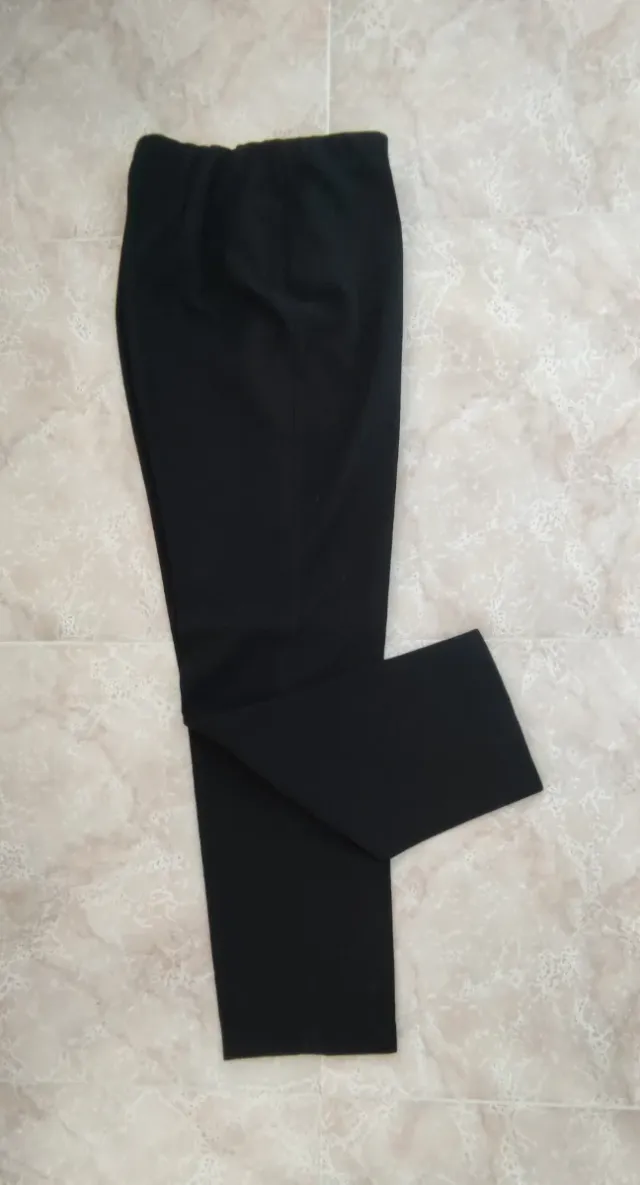 Pantalón Punto de Roma T M/38 Negro