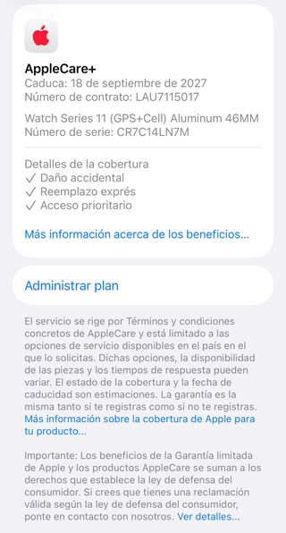 Apple Watch 11 46mm CEL 100%