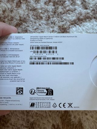 Apple Watch 11 46mm CEL 100%