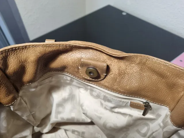 Bolso Purificación García Marrón Piel