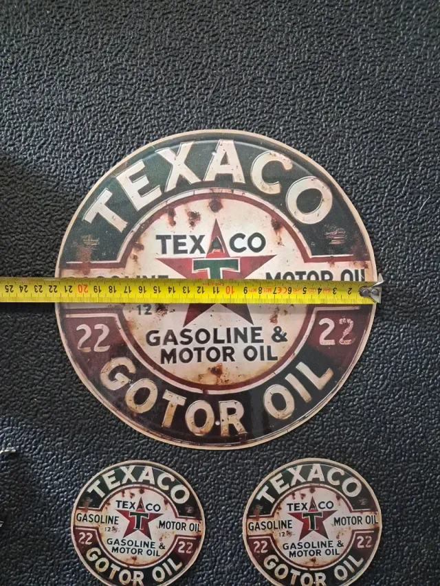 Adesivo Texaco Grande e 2 Piccoli