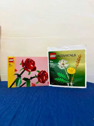 LEGO Roses 40460 + 30701 Field Flowers Botanicals