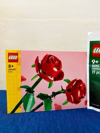 LEGO Roses 40460 + 30701 Field Flowers Botanicals
