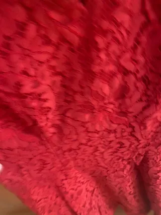 Vestido fiesta Derhy rojo talla L