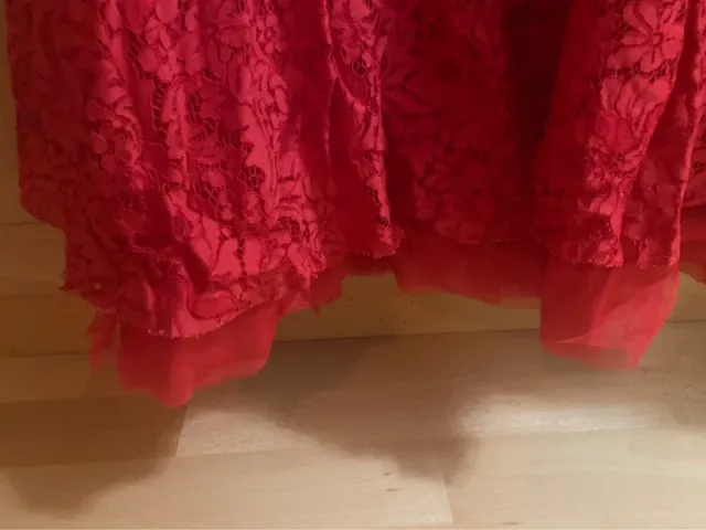 Vestido fiesta Derhy rojo talla L