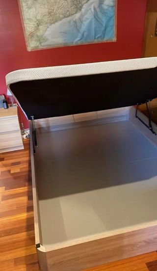 Canapé abatible y colchón