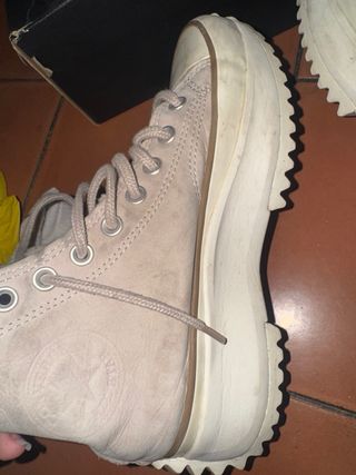 Converse Beige Plataforma
