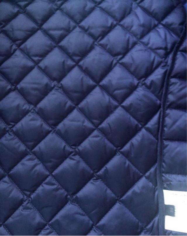 Chaqueta Trussardi azul plumas