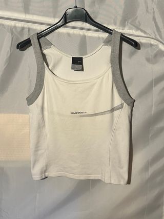 Canotta Nike Training Donna Bianca/Grigia