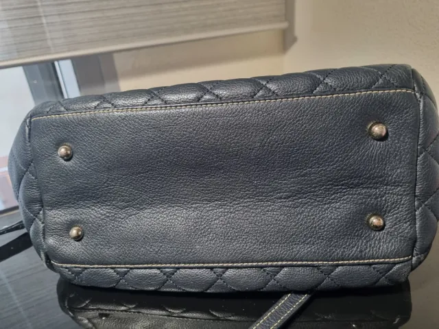 Bolso Purificación García Negro Acolchado