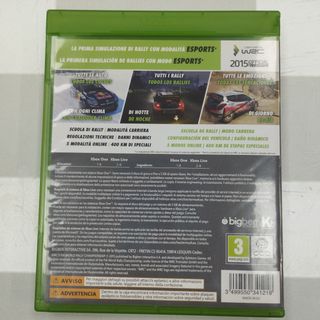 videojuego xbox one WRC5