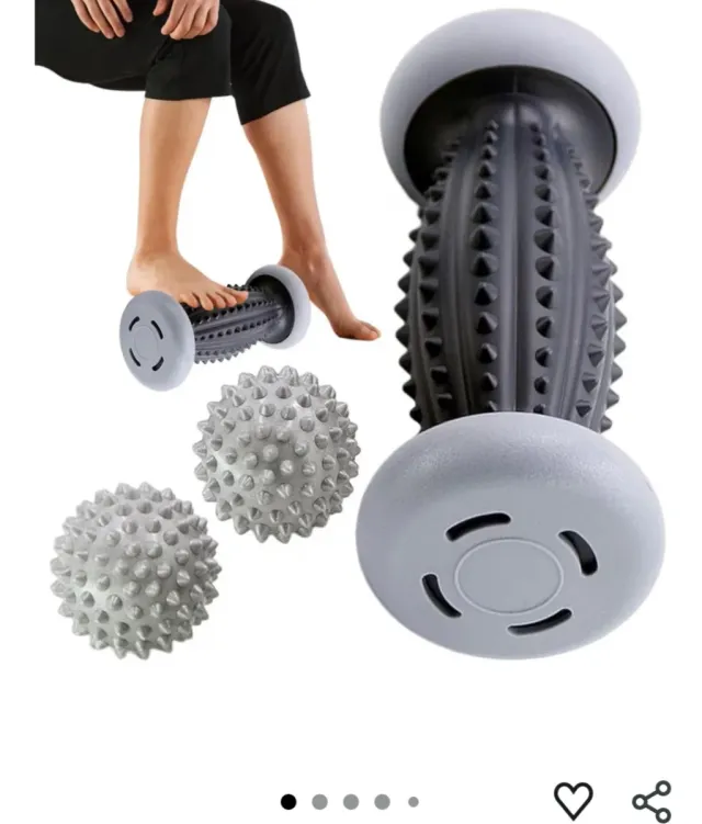 Set Massaggio Rullo Piedi Spalle Schiena