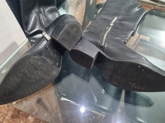 Botas altas Zara negras