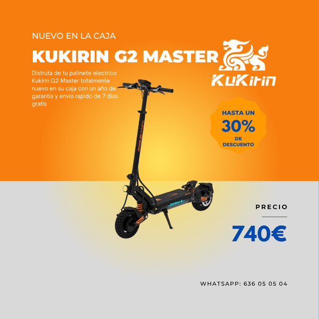 NUEVO - Kukirin G2 Master patinete eléctrico
