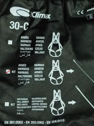 Arnés de seguridad Climax 30-C