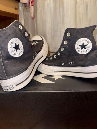 Converse All Star Botas Negras de tela