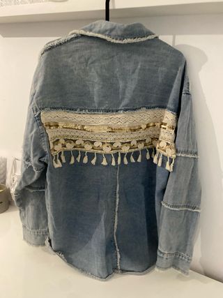 Chaqueta tejana boho