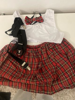 Disfraz colegiala talla única