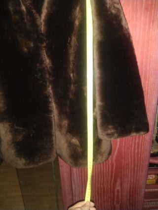 Chaqueta tipo bison castor marrón vintage