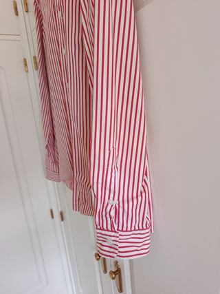 Camisa Polo Ralph Lauren Rayas Rojas