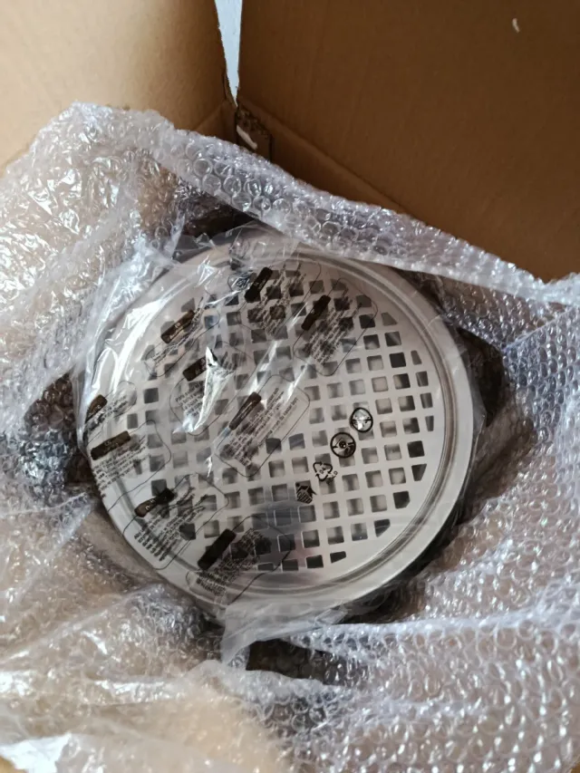 Papelera Cenicero SONGMICS Negra y Plateada