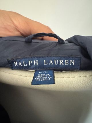 Chaqueta Ralph Lauren Azul Acolchada