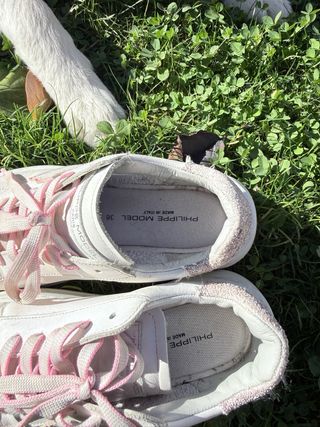 Scarpe Philip model bianche e rosa