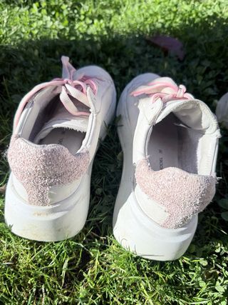 Scarpe Philip model bianche e rosa