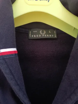 Cardigan Fred Perry Blu Taglia L