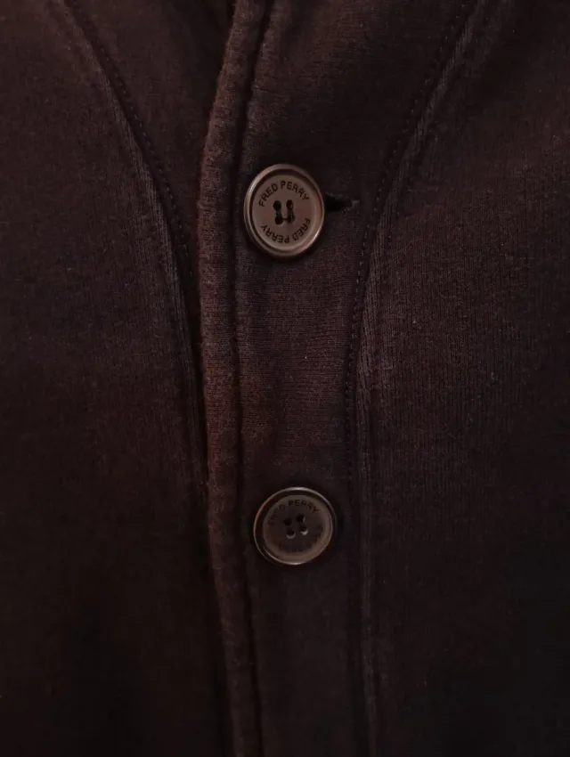 Cardigan Fred Perry Blu Taglia L