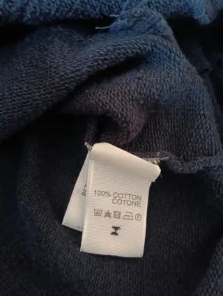 Cardigan Fred Perry Blu Taglia L