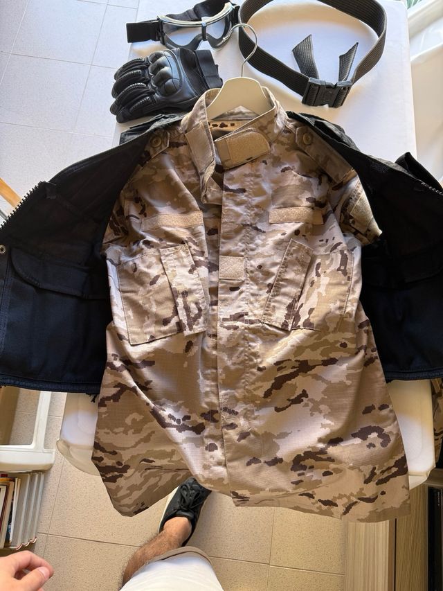 Uniforme militar airsoft árido