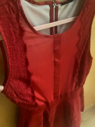 Vestido fiesta Easy Wear rojo talla 42