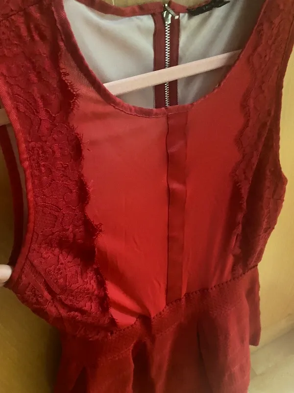 Vestido fiesta Easy Wear rojo talla 42